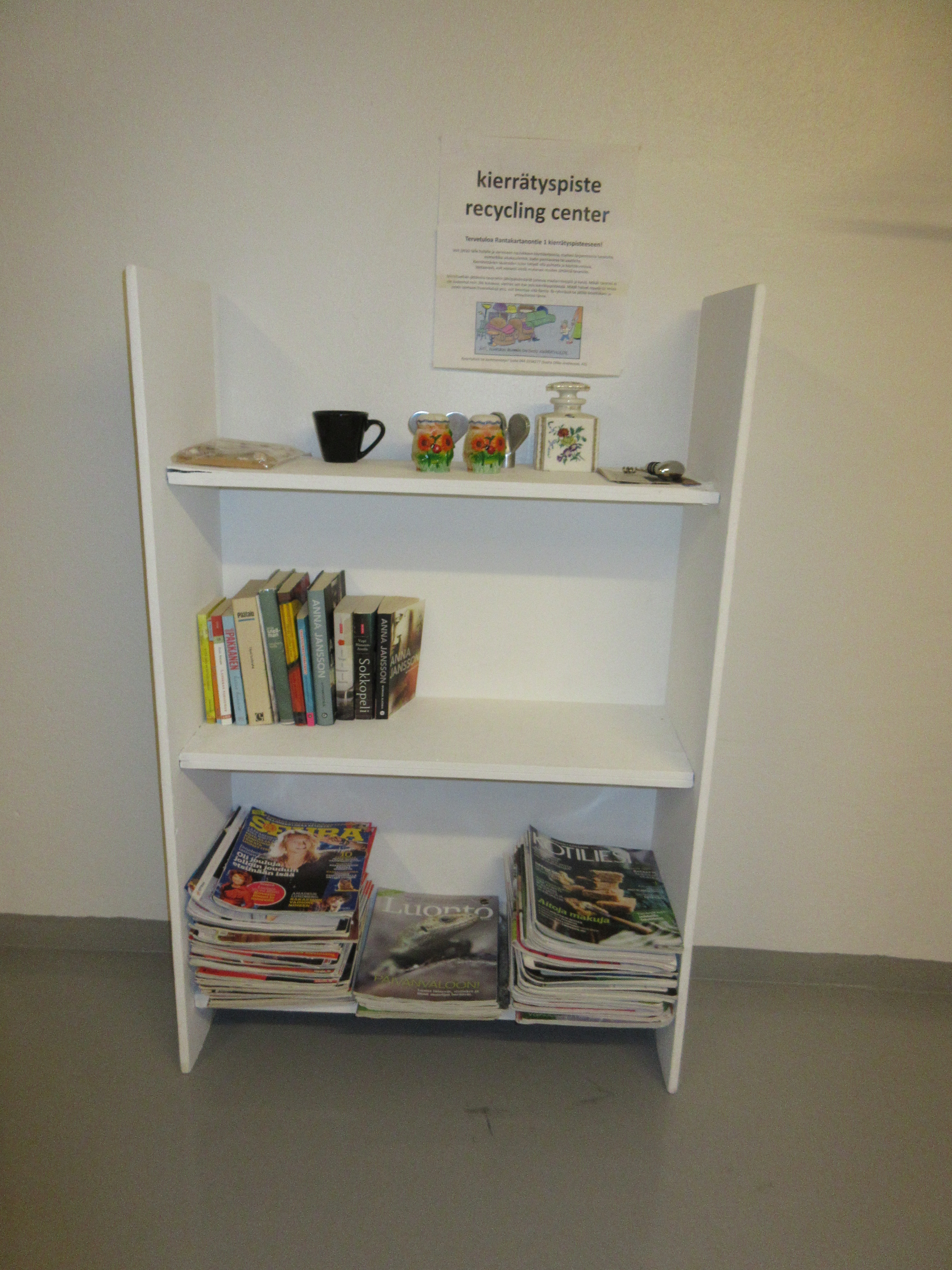 Kierr&auml;tyspiste mankelihuoneessa-